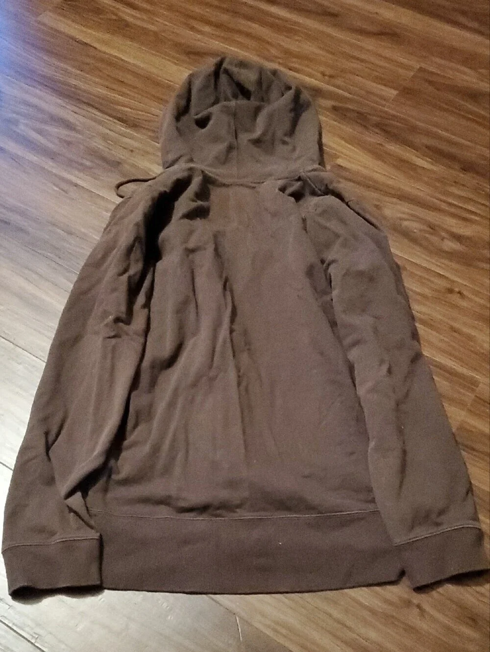 Michael Kors Brown Hoodie with Gold Logo Accent
